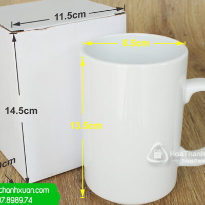 ly su tron 520ml cao cap in logo ls04b Ly Sứ Tròn 520ml Cao Cấp In Logo - LS04B