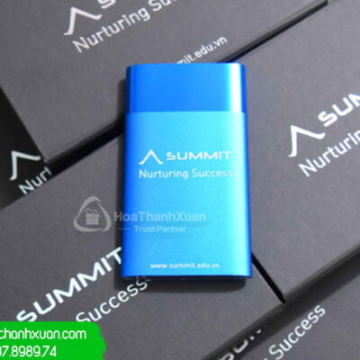 Pin Sạc Dự Phòng Kim Loại In Logo - PKL02C