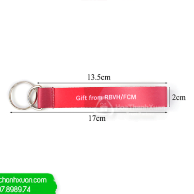 Dây Móc Khóa In Logo Theo Yêu Cầu - DMK06D