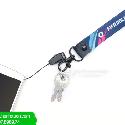 Dây Móc Khóa In Logo Theo Yêu Cầu - DMK08D