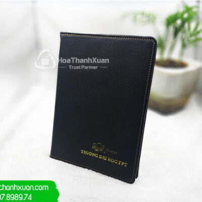 Sổ Da Cao Cấp In Logo Quảng Cáo - SDA02