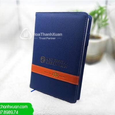 Sổ Da Cao Cấp In Logo Quảng Cáo - SDA03