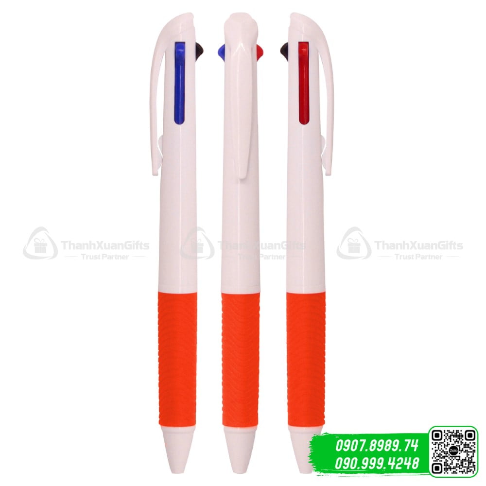 But bi nhua 3 ngoi SG 3132 mau cam Bút bi nhựa 3 ngòi SG-3132 màu cam