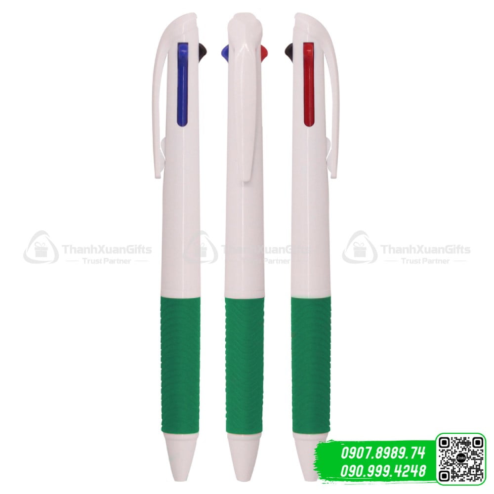 But bi nhua 3 ngoi SG 3132 mau xanh la Bút bi nhựa 3 ngòi SG-3132 màu xanh lá