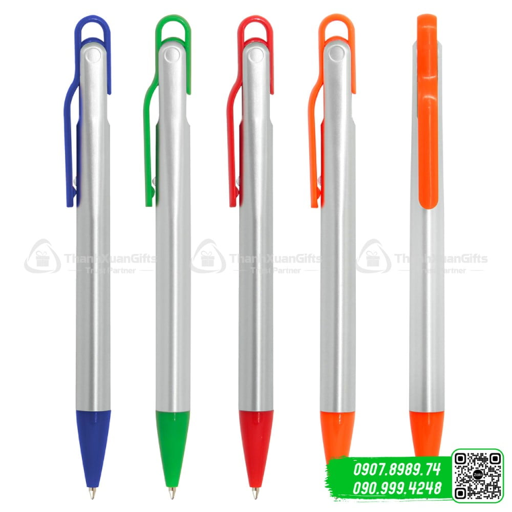 Bút bi nhựa xi AP-0723A thân trơn