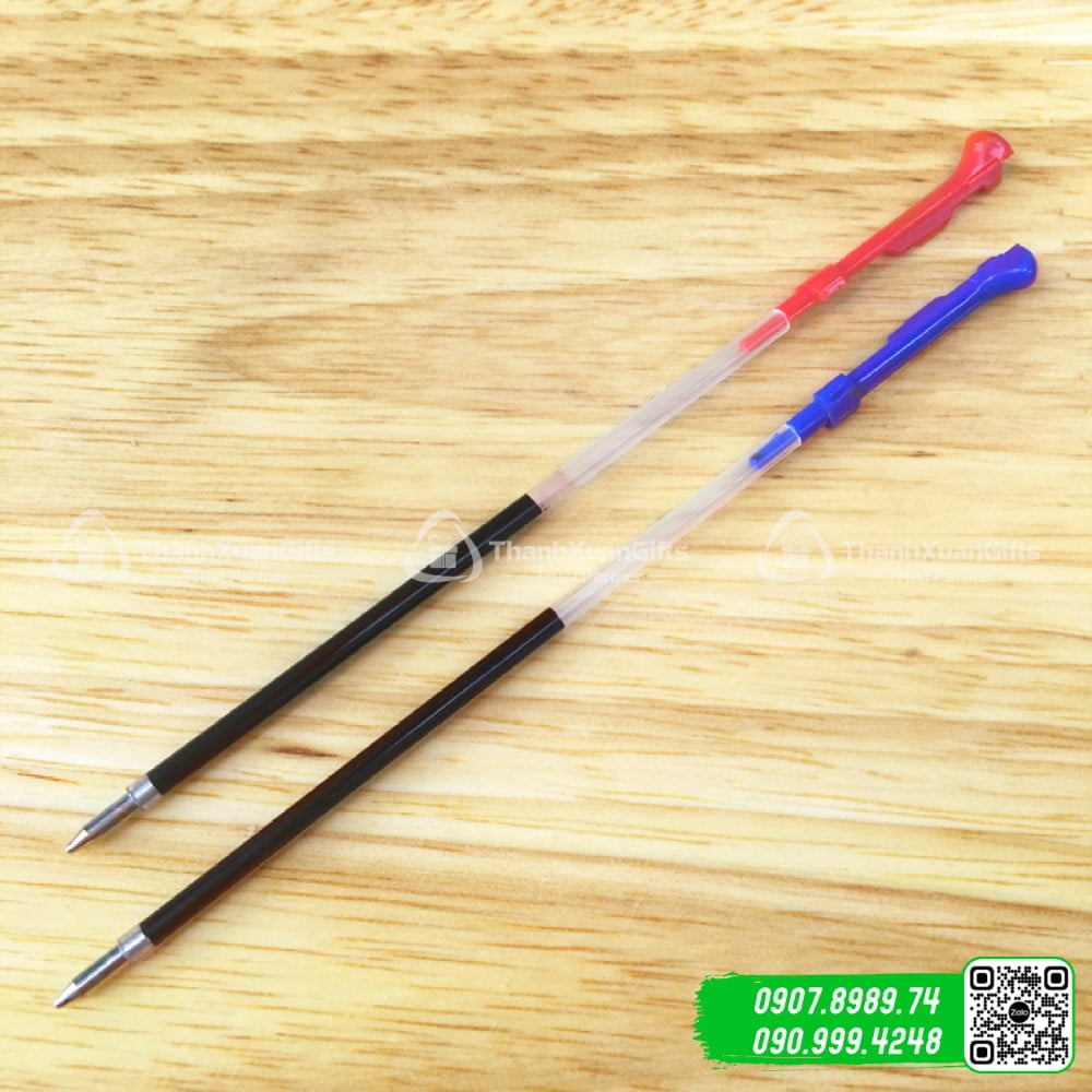 but bi nhua 2 ngoi w2088 muc xanh va do Bút bi nhựa 2 ngòi W2088 mực xanh và đỏ