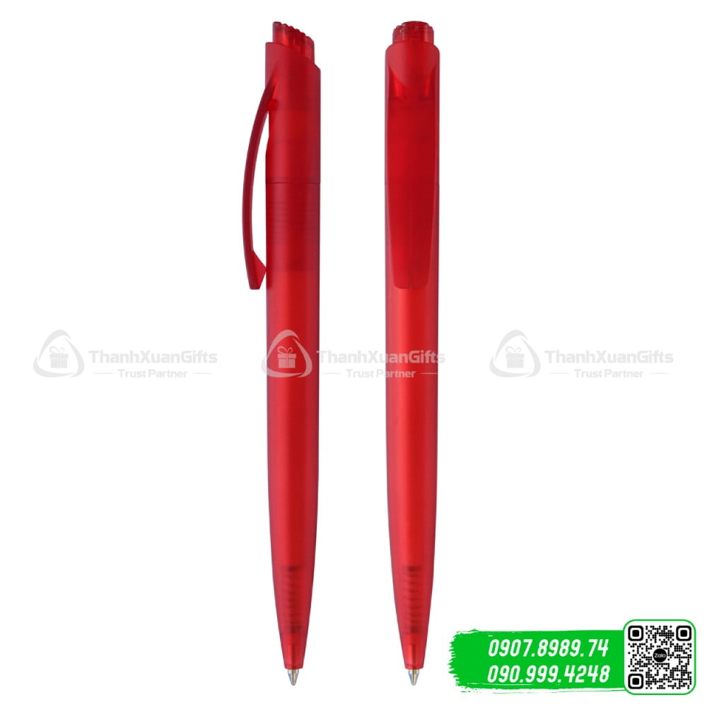 but bi nhua bp 3802d do Bút bi nhựa BP-3802D đỏ