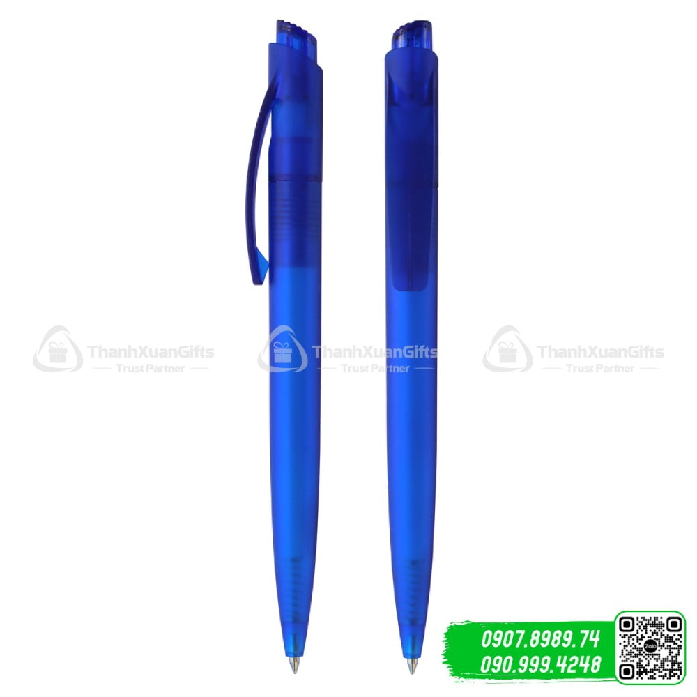 but bi nhua bp 3802d xanh duong Bút bi nhựa BP-3802D xanh dương