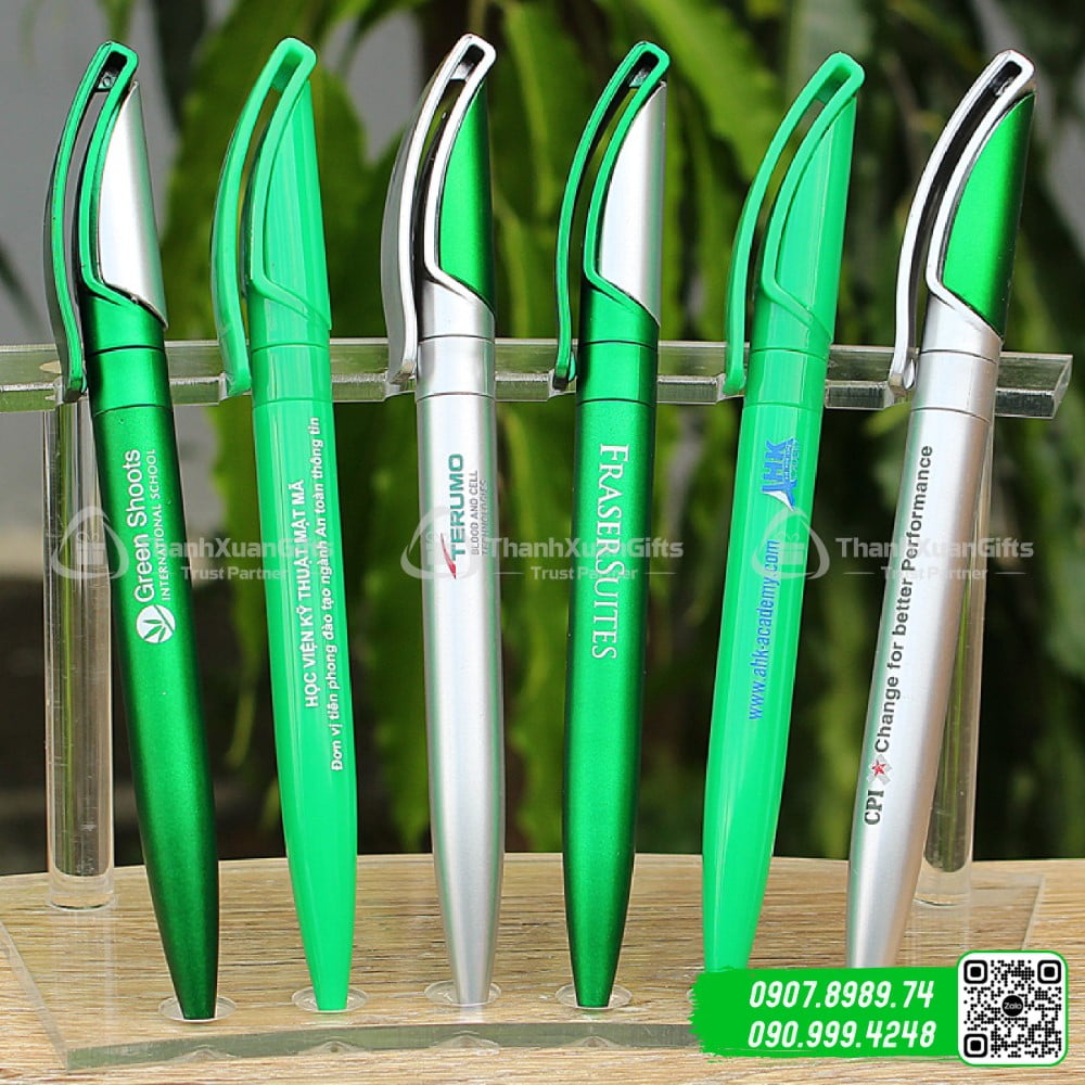 Bút bi nhựa xi BP-5202A in logo