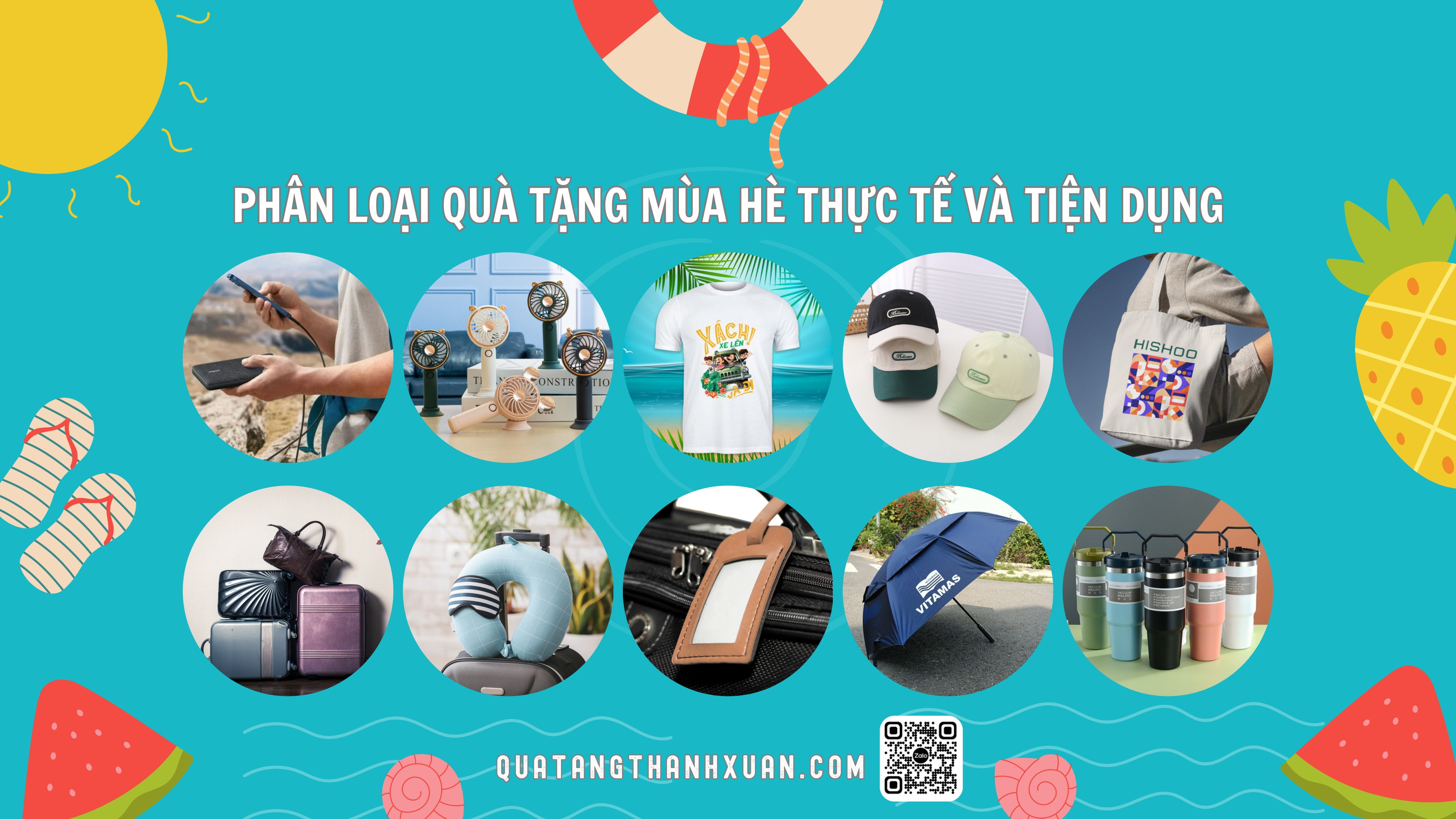 PHÂN LOẠI QUÀ TẶNG MÙA HÈ THỰC TẾ VÀ TIỆN DỤNG