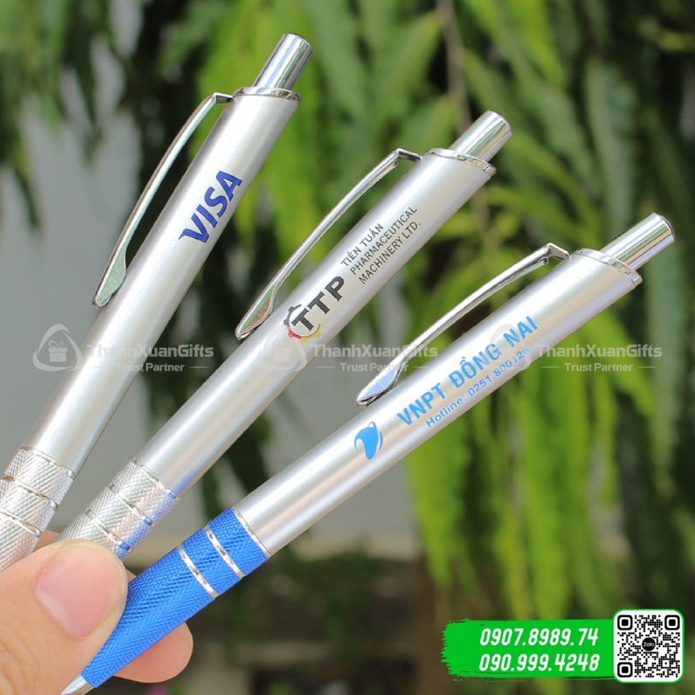 Bút bi nhựa xi BP-4114A in logo