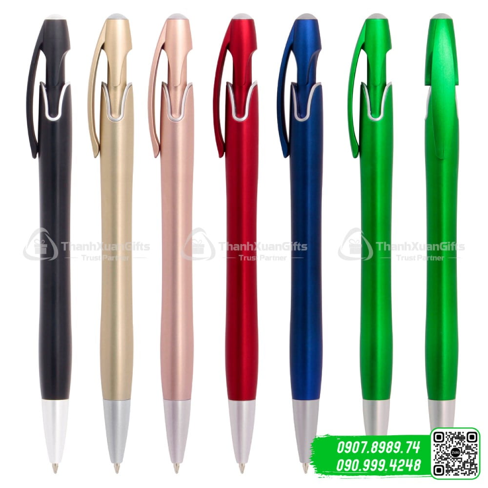 but bi nhua xi bp 8713b chua in Bút bi nhựa xi BP-8713B chưa in