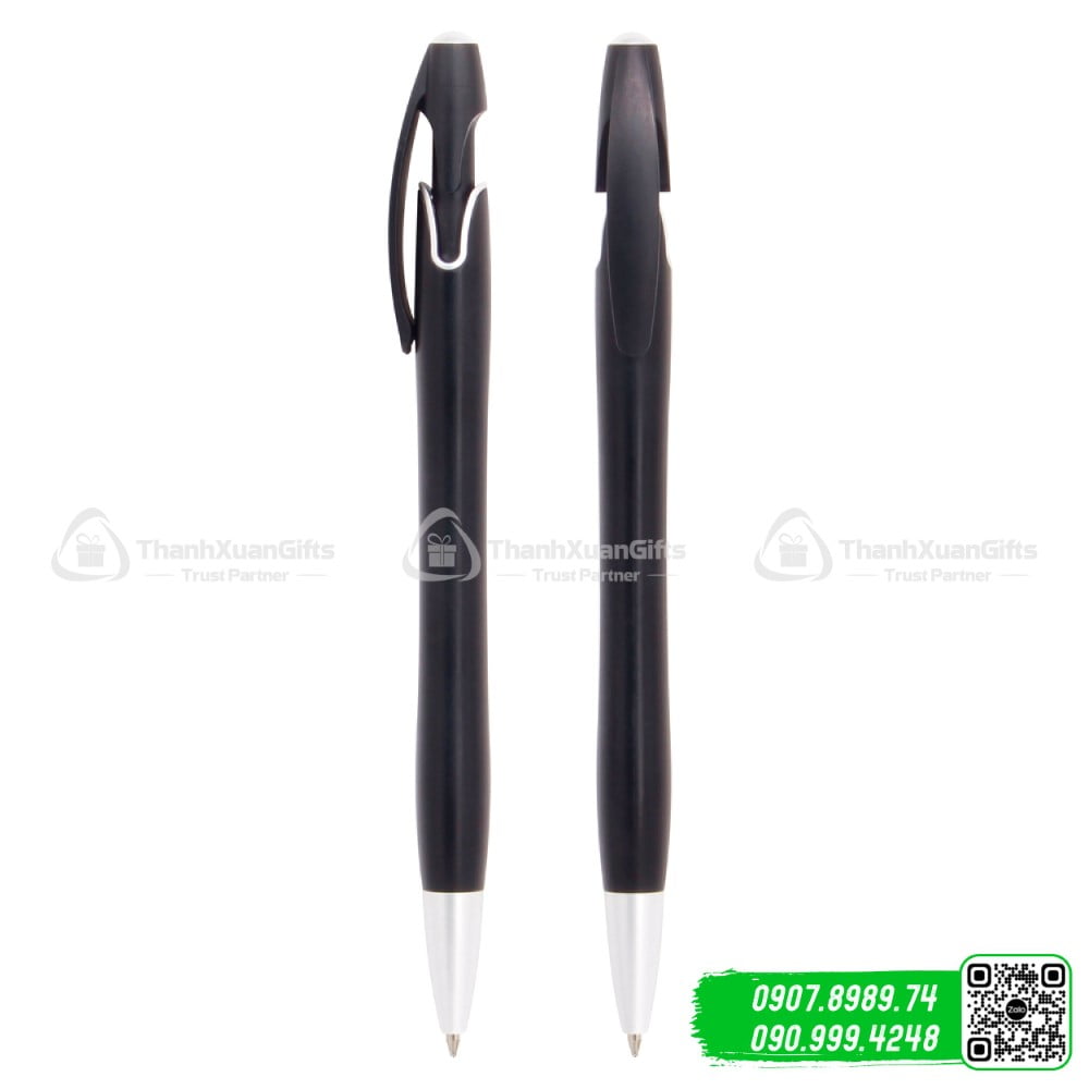 but bi nhua xi bp 8713b den Bút bi nhựa xi BP-8713B đen