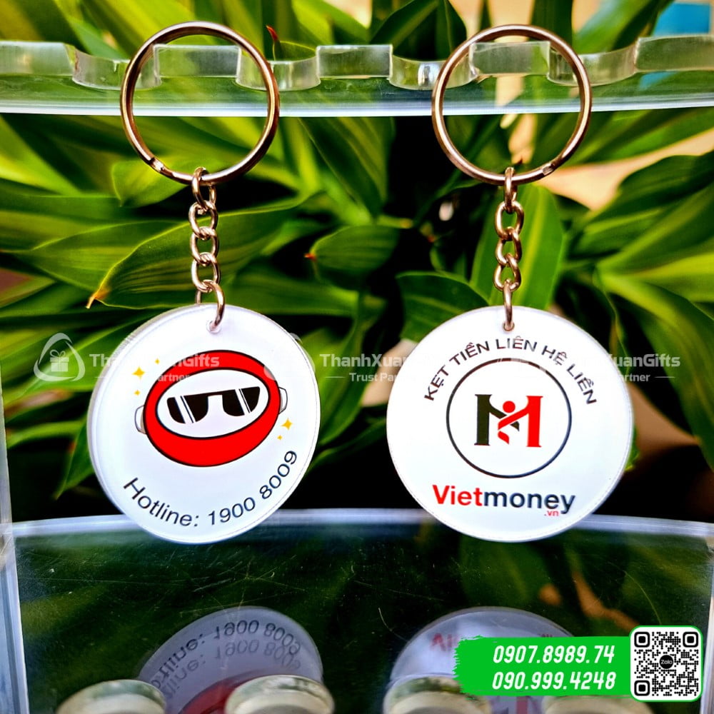 moc khoa mica hinh tron mau so 02 Móc Khóa Mica Hình Tròn Mẫu Số 02