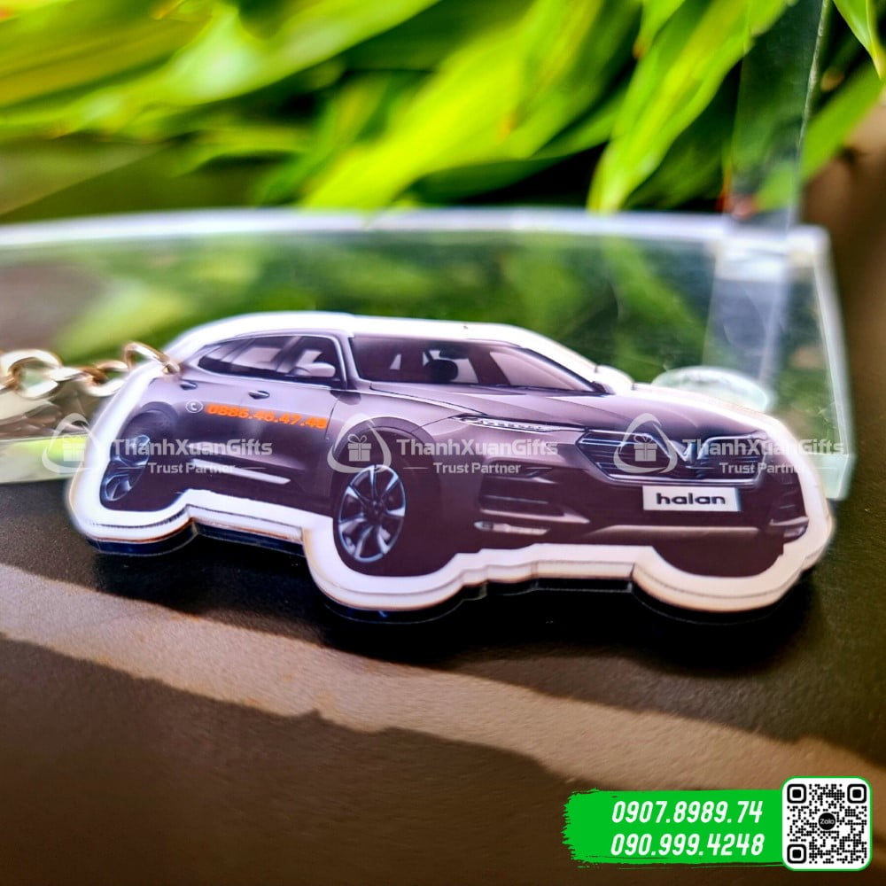 moc khoa mica hinh xe hoi vinfast 02 Móc Khóa Mica Hình Xe Hơi Vinfast 02